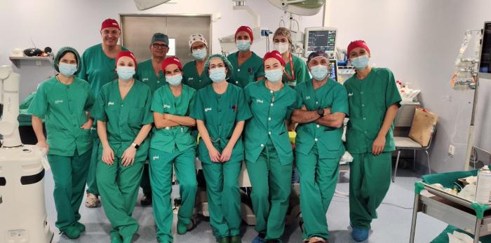 El servicio de Cirugía General y Aparato Digestivo del Hospital Universitario Obispo Polanco de Teruel ya ha puesto en marcha la cirugía robótica