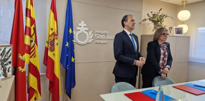 La firma se ha realizado en el Hospital San Juan de Dios de Zaragoza