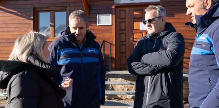 La gerente del SALUD ha visitado los centros de Sallent, Escarrilla y el punto de atención de ARAMON