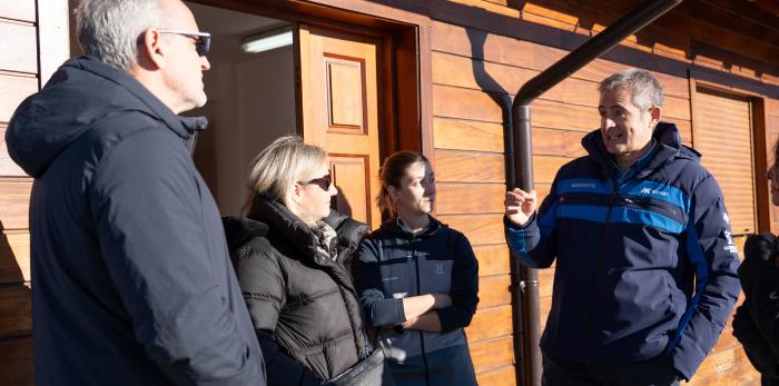 La gerente del SALUD ha visitado los centros de Sallent, Escarrilla y el punto de atención de ARAMON