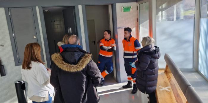 La gerente del SALUD ha visitado los centros de Sallent, Escarrilla y el punto de atención de ARAMON