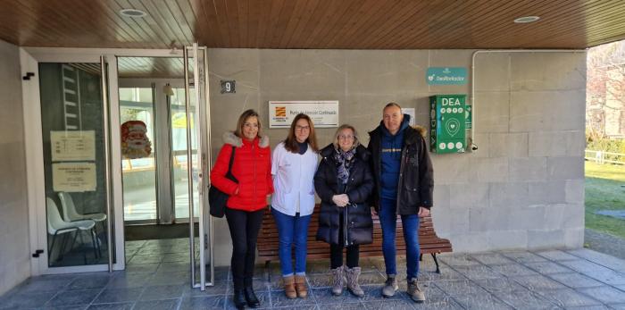 La gerente del SALUD ha visitado los centros de Sallent, Escarrilla y el punto de atención de ARAMON
