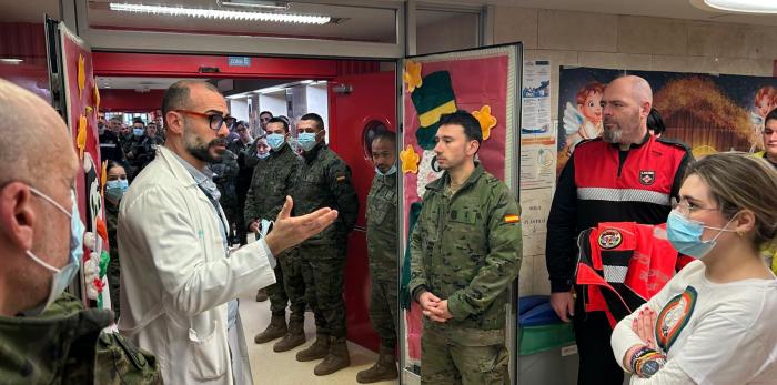 La acción se enmarca en las actividades de acompañamiento y humanización de la atención pediátrica.