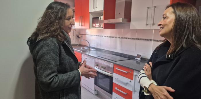 Susín ha visitado las instalaciones del recurso para mayores de Monzón, que fue ampliado en marzo del presente ejercicio