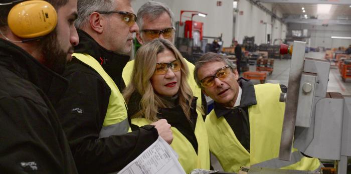 La vicepresidenta, Mar Vaquero, ha visitado Pronimetal