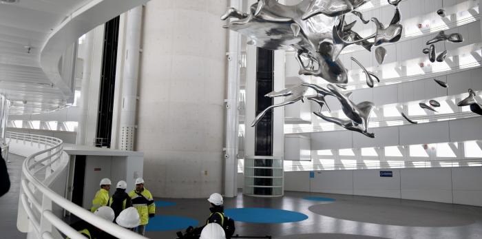 Inicio de las obras de adecuación de la Torre del Agua.