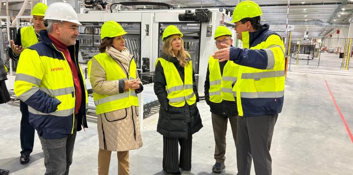 La vicepresidenta, Mar Vaquero, ha visitado Artea