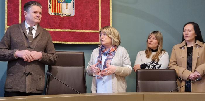 La consejera de Educación ha visitado hoy la localidad de Fraga.