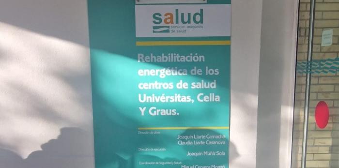 Imagen de infraestructuras sanitarias del Servicio Aragonés de Salud vinculadas a actuaciones de eficiencia energética.