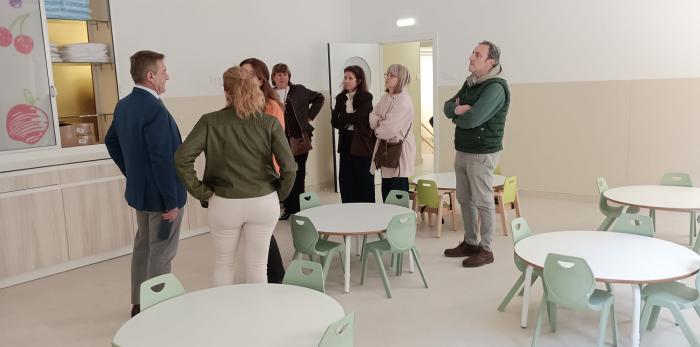 La EEII San Antonio de Padua, en Gallur, luce completamente renovada.