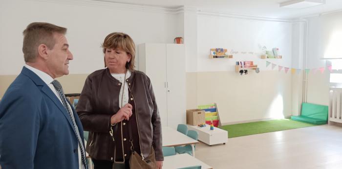 La EEII San Antonio de Padua, en Gallur, luce completamente renovada.