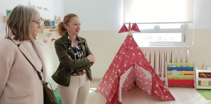 La EEII San Antonio de Padua, en Gallur, luce completamente renovada.