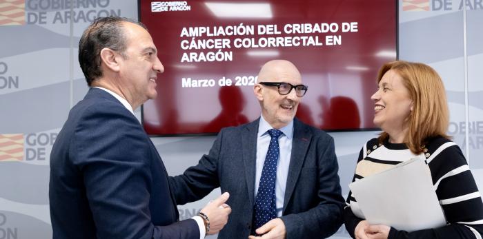 Presentación de la ampliación del cribado de cáncer de colon en Aragón