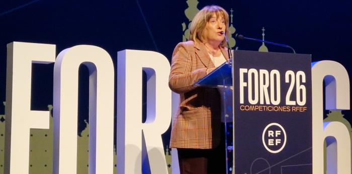 La consejera de Educación, Cultura y Deporte en funciones ha inaugurado Foro26, que se celebra en el Palacio de congresos