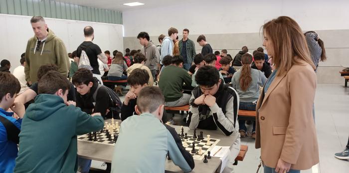 La directora general de Política Educativa, Ana Moracho, ha asistido al encuentro de ajedrez.