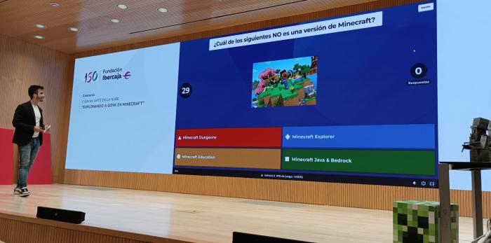 Final del concurso 'Arte en la Nube: Explorando Goya en Minecraft'