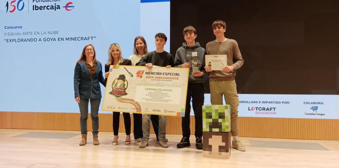 Final del concurso 'Arte en la Nube: Explorando Goya en Minecraft'