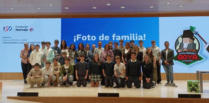 Final del concurso 'Arte en la Nube: Explorando Goya en Minecraft'
