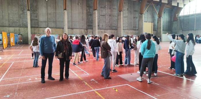 Unos 300 participantes del programa Alumnado Ayudante han estado este viernes en Teruel en una jornada de convivencia