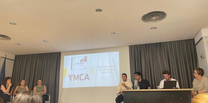 Imagen de la jornada de presentación de resultados y experiencias del programa Juega Vive, celebrada en Zaragoza.