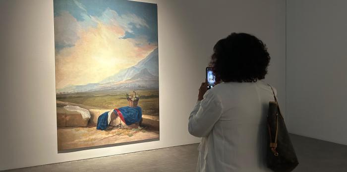 Presentación de la exposición ‘Espacios ocultos. Goya en silencio. José Manuel Ballester’, en el IAACC Pablo Serrano.