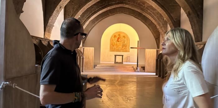Visita al Monasterio de Sijena.