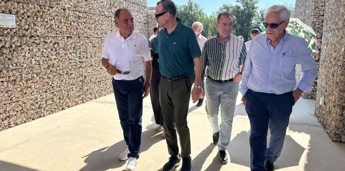 Visita a la villa romana de La Malena, en Azuara