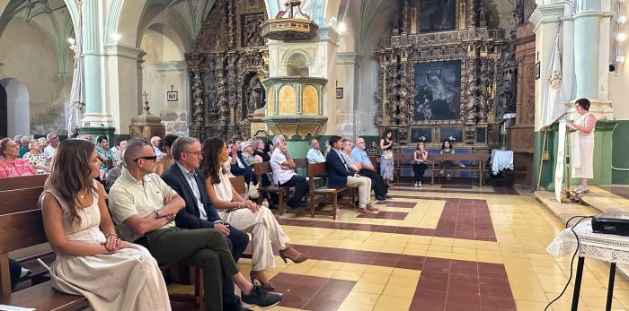 Presentación de la restauración del retablo de la Iglesia de San Martín en San Martín del Río.