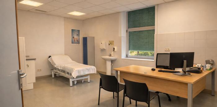 Zonas donde se ha intervenido en el centro de salud de Calatayud