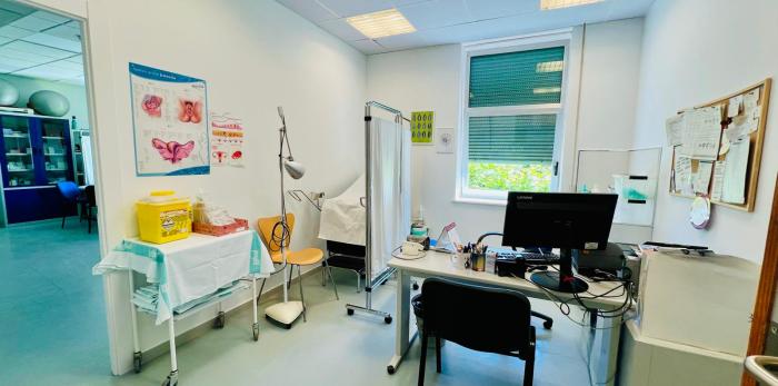 Zonas donde se ha intervenido en el centro de salud de Calatayud