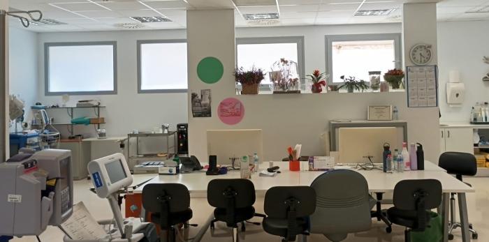 Instalaciones del Hospital de día de Oncología de Barbastro