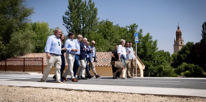 La apertura del nuevo puente mejora la movilidad en Calamocha y la Comarca del Jiloca.