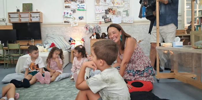Susín ha visitado el aulario del centro, al que este curso se incorporan 9 alumnos de 1º de Infantil