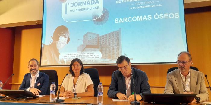 I Jornada Multidisciplinar sobre Diagnóstico y Tratamiento de Sarcomas, organizada por el Hospital Clínico Universitario Lozano Blesa de Zaragoza.