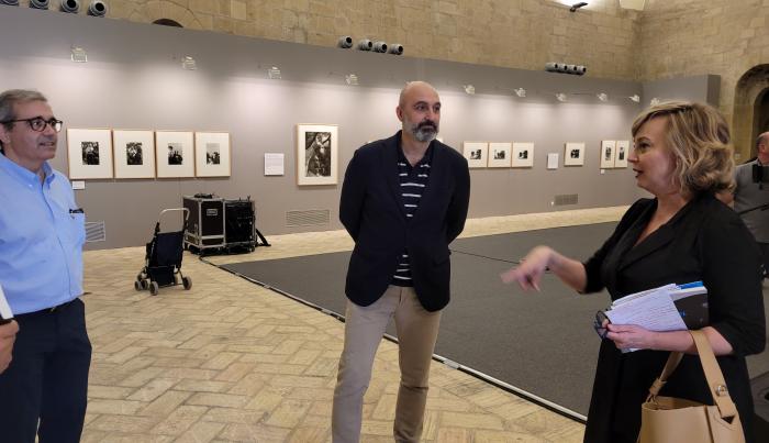 Inauguración de la exposición de Ramón Masats en el Museo de Huesca