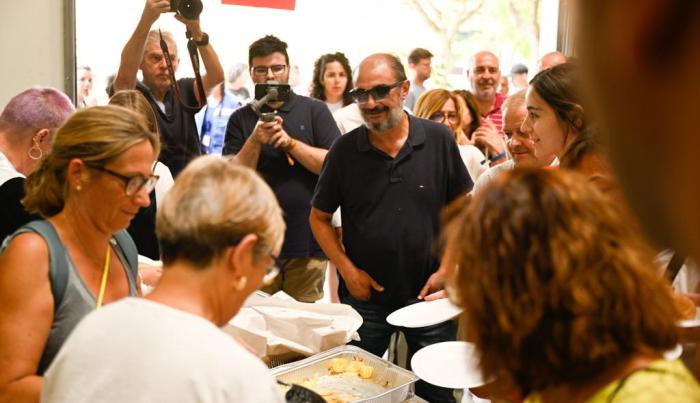 Javier Lambán visita a los afectados del Incendio de Añón de Moncayo