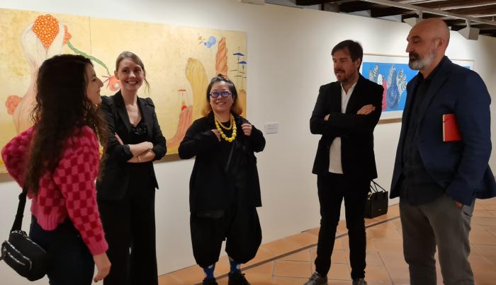 Inauguración de la exposición 'Confluencias' en el Museo Juan Cabré de Calaceite