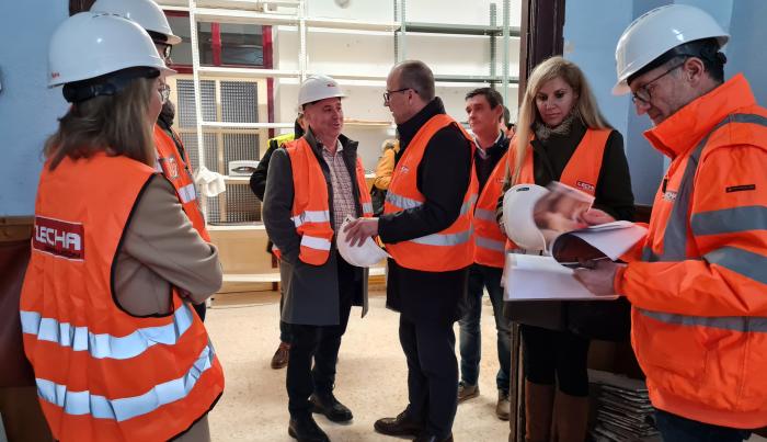Felipe Faci visita las obras del CRIET de Alcorisa