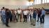 La consejera Mayte Pérez visita el pabellón de Cantavieja, reconstruido tras la borrasca Gloria