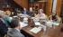 La consejera Mayte Pérez, en la reunión la Comisión Mixta de Coordinación Gobierno de Aragón-TSJA