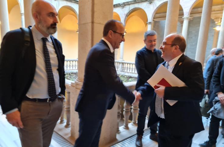 Felipe Faci y ministro
