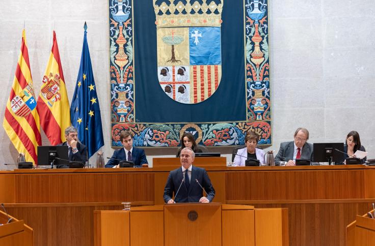 Sesión plenaria de la Cortes de Aragón 28/09/2023