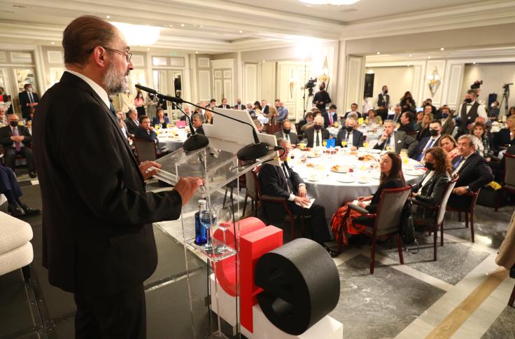 El Presidente de Aragón, en el Desayuno Informativo de Europa Press en Madrid