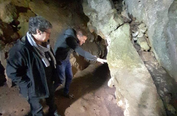 Marisancho Menjón y Marcel Iglesias en Els Trocs