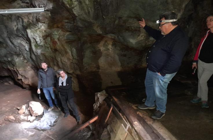 Interior de la cueva