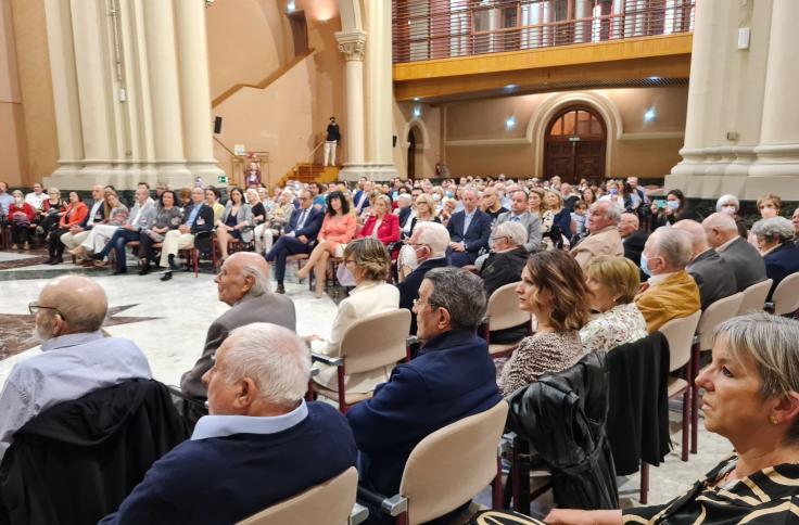 Acto de nombramiento de académicos de honor de la Academia de la Jota