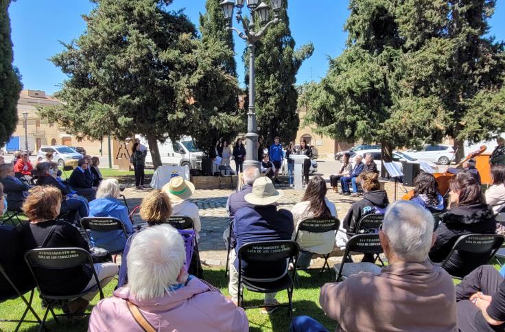 Homenaje a las víctimas del nazismo en Ejea de los Caballeros