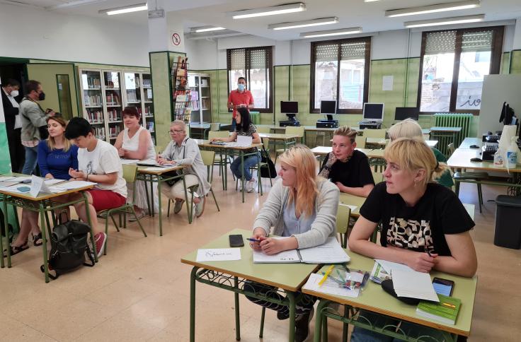 Aula de español para ucranianos