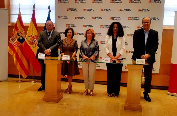 Firma del convenio entre Ciudadanía y las entidades 3ymás, Amasol y CERMI