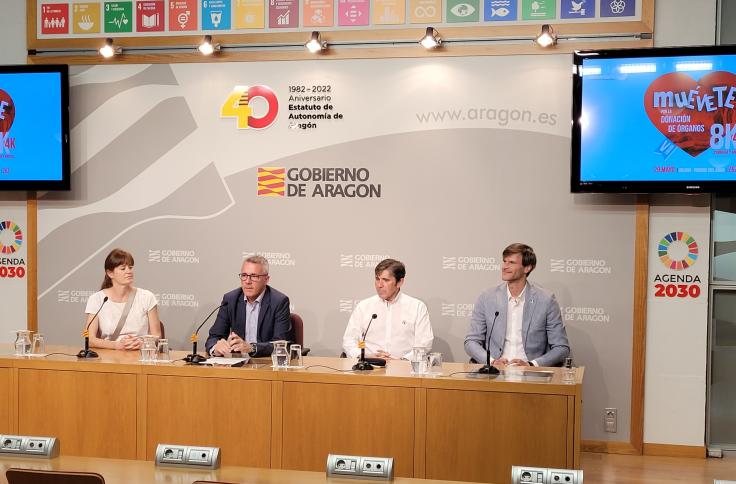 Presentación de la carrera por la donación de órganos